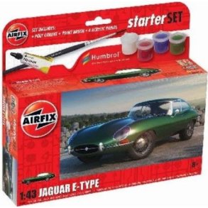 Airfix Small Starter Set 1:43 Jaguar E-Type