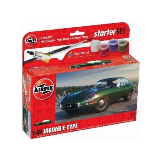 Airfix Small Starter Set 1:43 Jaguar E-Type