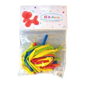 Balloner til ballondyr - 15stk i pakken