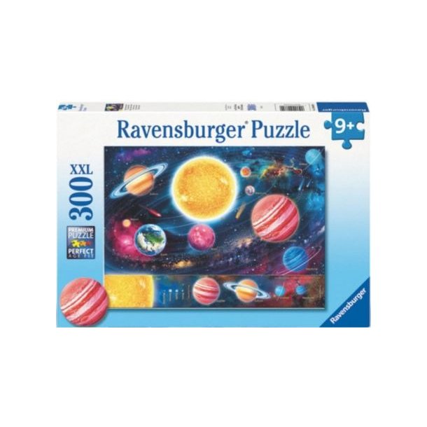 Ravensburger puslespil - 300 brikker med Solsystemet