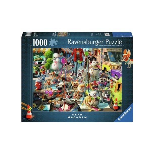 Ravensburger 1000 brikker - Hundelufteren