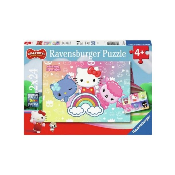 Ravensburger 2x24 brikker puslespil med Hello Kitty