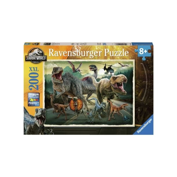 Ravensburger puslespil - 200 brikker med Jurassic World Life Finds A Way