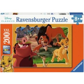 Ravensburger puslespil - 200 brikker med L�vernes konge Hakuna Matata