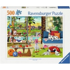 Ravensburger puslespil - 500 brikker med Pets of Palm Springs