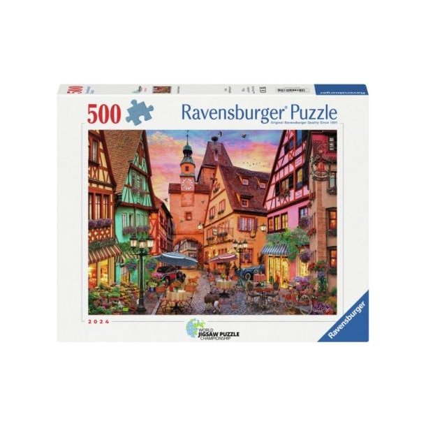 Ravensburger puslespil - 500 brikker med Bavarian Romance