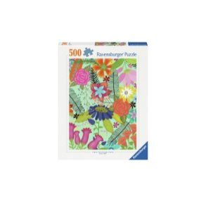 Ravensburger puslespil - 500 brikker med Blomster Jungle