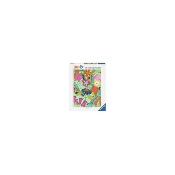 Ravensburger puslespil - 500 brikker med Blomster Jungle