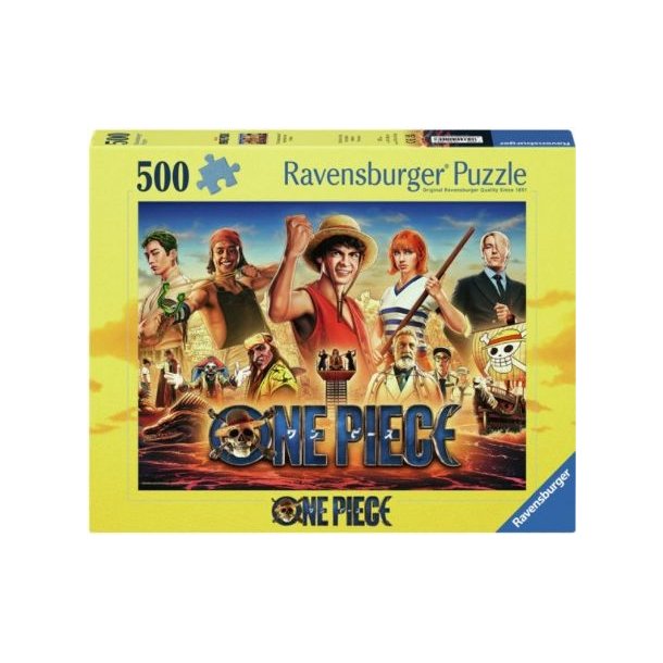 Ravensburger puslespil - 500 brikker med Netflix One Piece