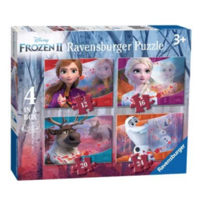Ravensburger puslespil - 4 in a box med Frozen
