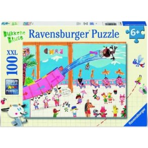 Ravensburger puslespil - 100 brikker med Bukkene Bruse Hasta la vista!