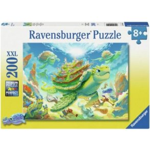 Ravensburger puslespil - 200 brikker med Magisk Undervandsverden