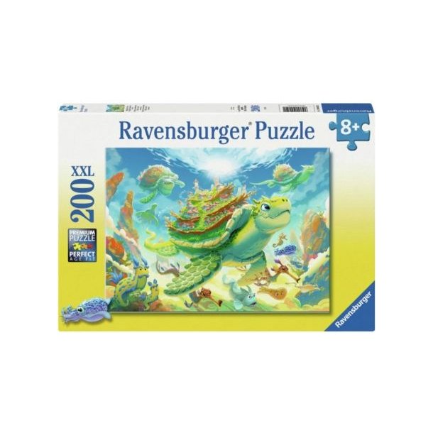 Ravensburger puslespil - 200 brikker med Magisk Undervandsverden