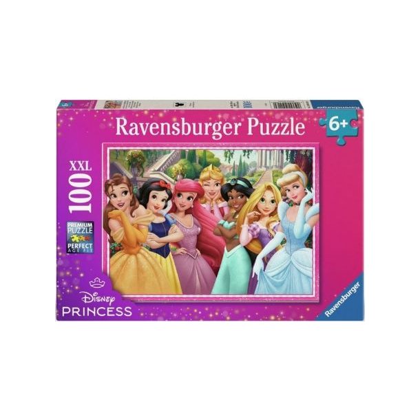 Ravensburger puslespil - 100 brikker med Disney Prinsesser