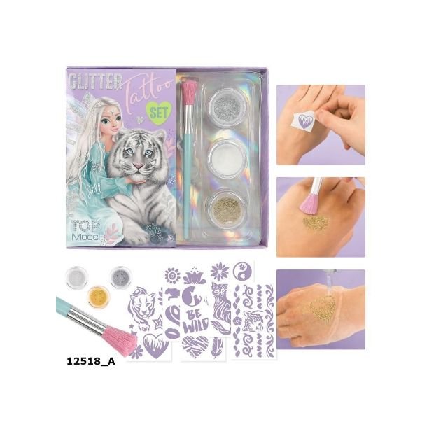 Topmodel Glitter Tattoo Set