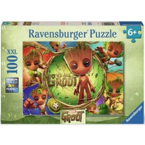 Ravensburger puslespil - 100 brikker med Marvel Groot