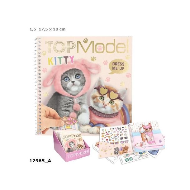 TOPModel Dress Me Up Stickerbog KITTY