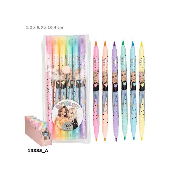 TOPModel Tuscher Handlettering, pastel