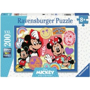 Ravensburger puslespil - 200 brikker med Mickey & Minnie's Road Trip!