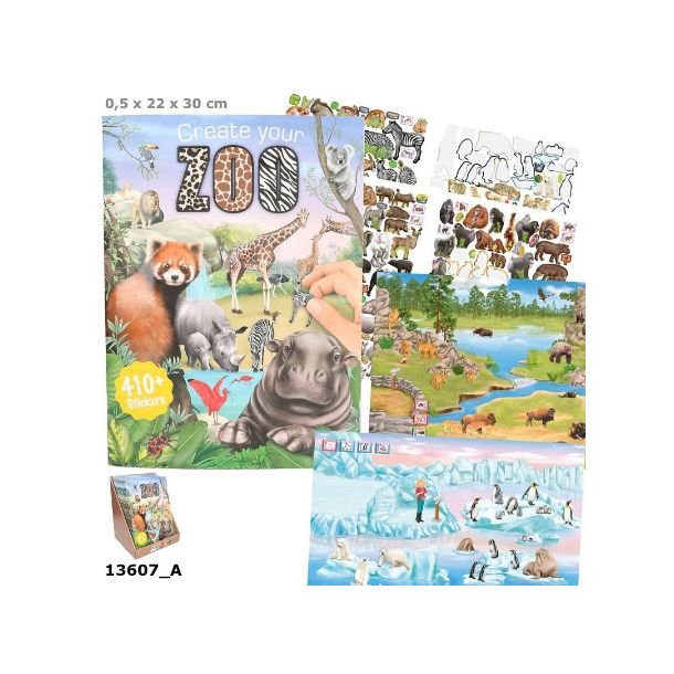 Create your Zoo Aktivitetsbog m/stickers