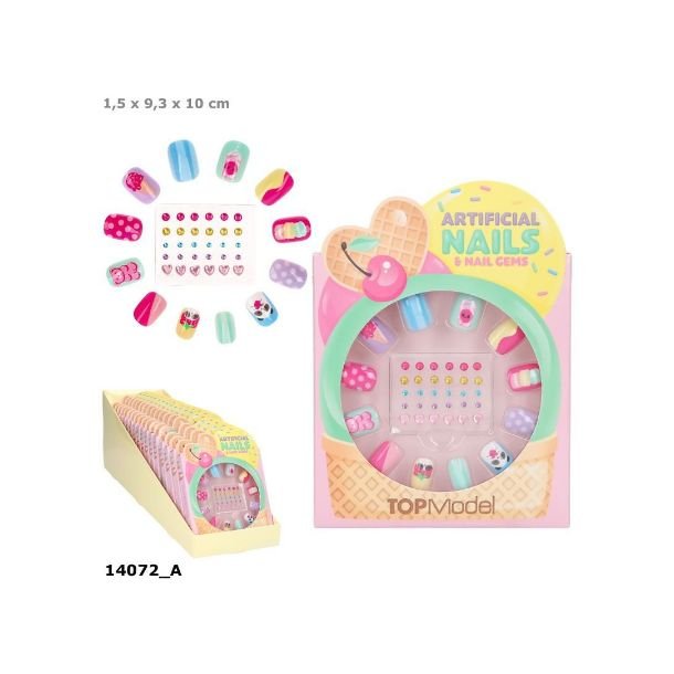 TOPModel Deco Negle og Krystal S�t CANDY GLAM