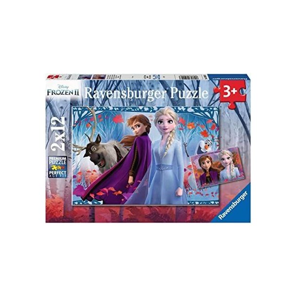 Frozen 2 - 2x12p, Ravensburger Puzzle