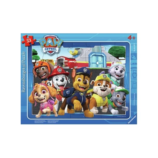 Ravensburger puslespil - 33 brikker med Paw Patrol