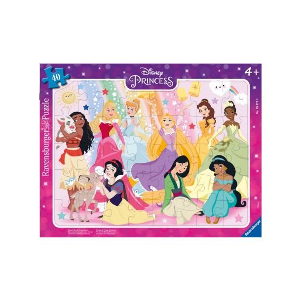 Ravensburger puslespil - 40 brikker med Disney Prinsesser