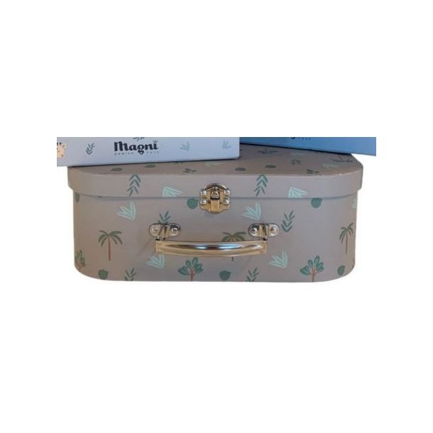 Kuffert med tr�er og blade