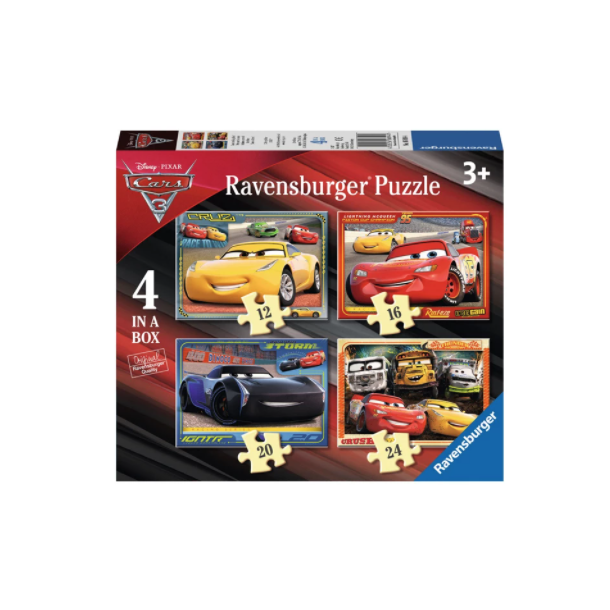 Ravensburger Cars 4 in a box