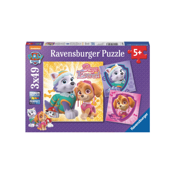 Ravensburger Puzzle Paw Patrol Glamourous Girls 3x49