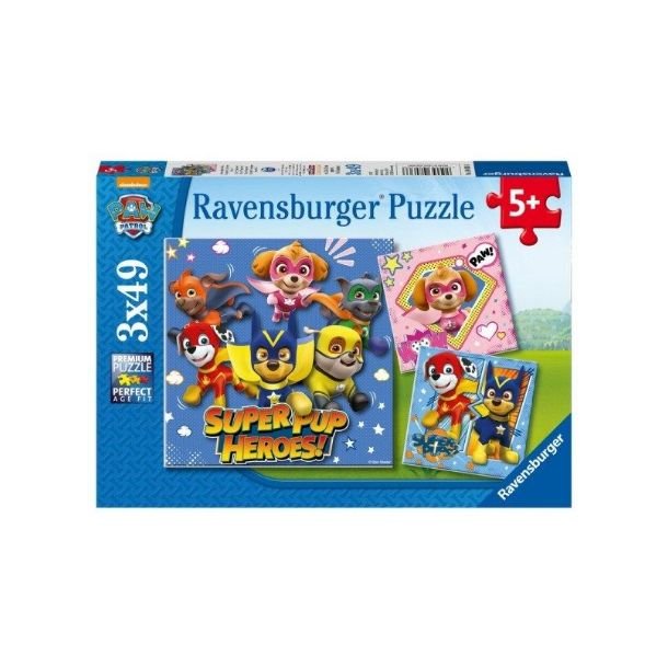 Ravensburger Puzzle Paw Patrol Super Pup Heroes 3x49