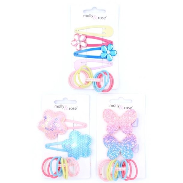 Hrspnder og elastikker Assorteret