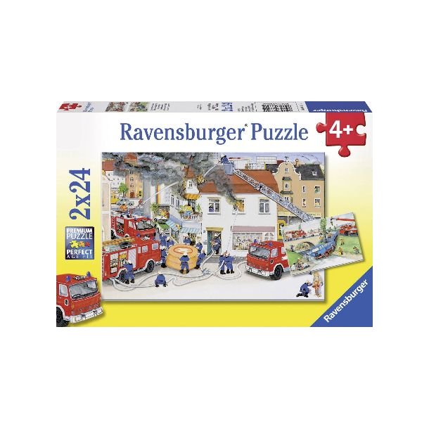 Ravensburger uzzle With the Fire Brigade 2x24brk