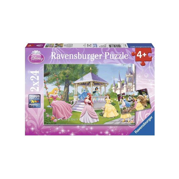 2 x 24 Prinsesser Disney Princess Ravensburger Puzzle 4+