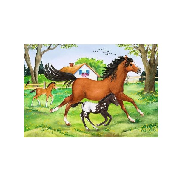 Ravensburger Puzzle World of Horses 2x24