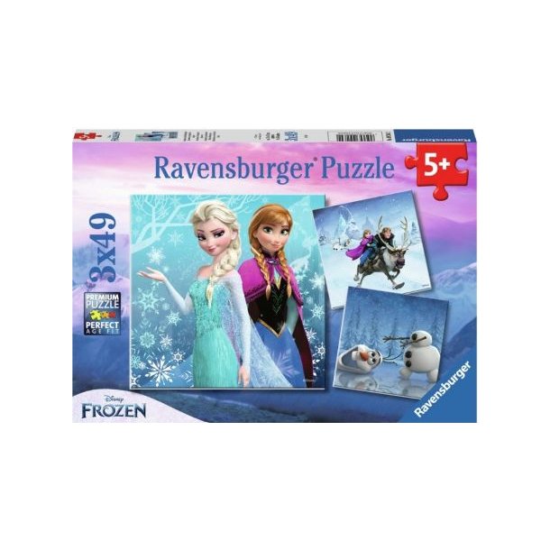 Ravensburg puslespil Winter Adventures 3x49