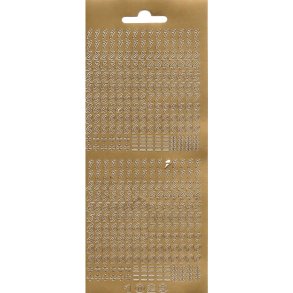 Tal klistermrker - Guldfarvet