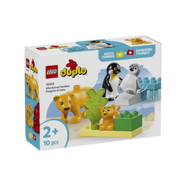 LEGO DUPLO Vilde dyrefamilier: pingviner og l�ver