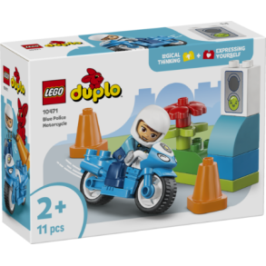LEGO DUPLO Town Bl� politimotorcykel