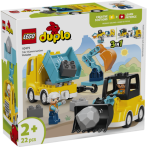 LEGO DUPLO Town 3-i-1 Entrepren�rmaskiner