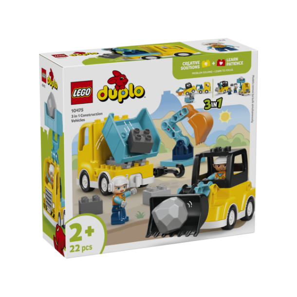LEGO DUPLO Town 3-i-1 Entrepren�rmaskiner