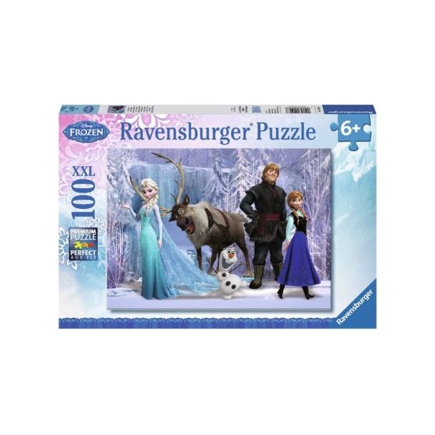 Ravensburger puslespil - 100 brikker med Frost