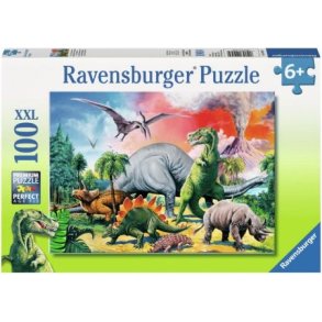 Ravensburger puslespil - 100 brikker med Dinosaurer