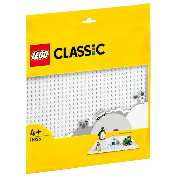 Lego Classic Hvid Byggeplade 32x32