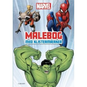 Marvel  - malebog med klisterm�rker