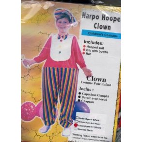 Harpo Hooped klovn medium 6-8