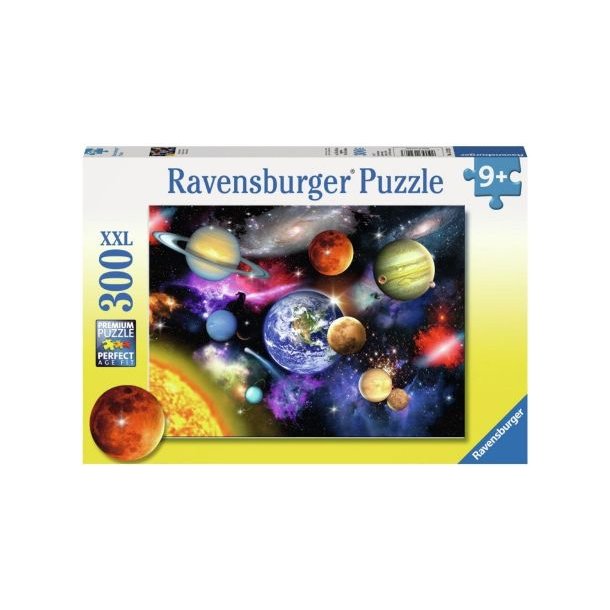 Ravensburger puslespil - 300 brikker med Solsystem