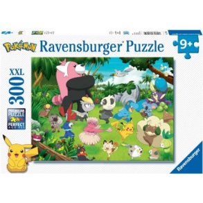 Ravensburger puslespil - 300 brikker med Vilde pokemon