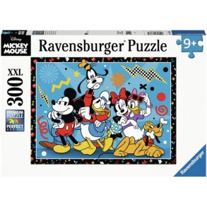 Ravensburger puslespil - 300 brikker med Mikey og venner